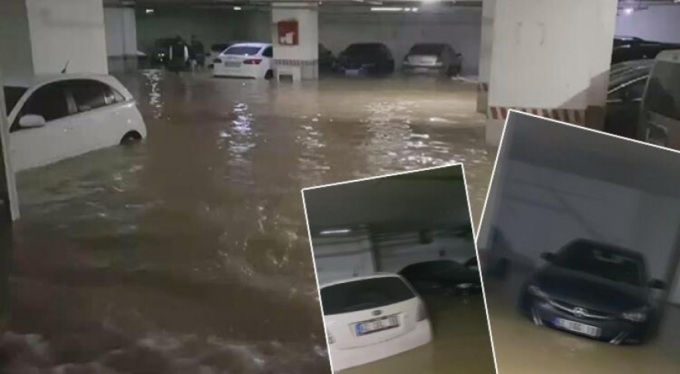 Konya’da Araçlar Su Altında Kaldı !