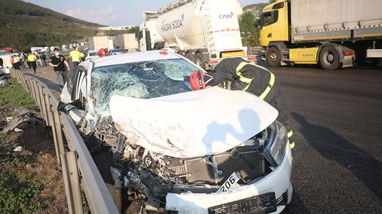 Anadolu Otoyolu‘ nda Korkunç Kaza !
