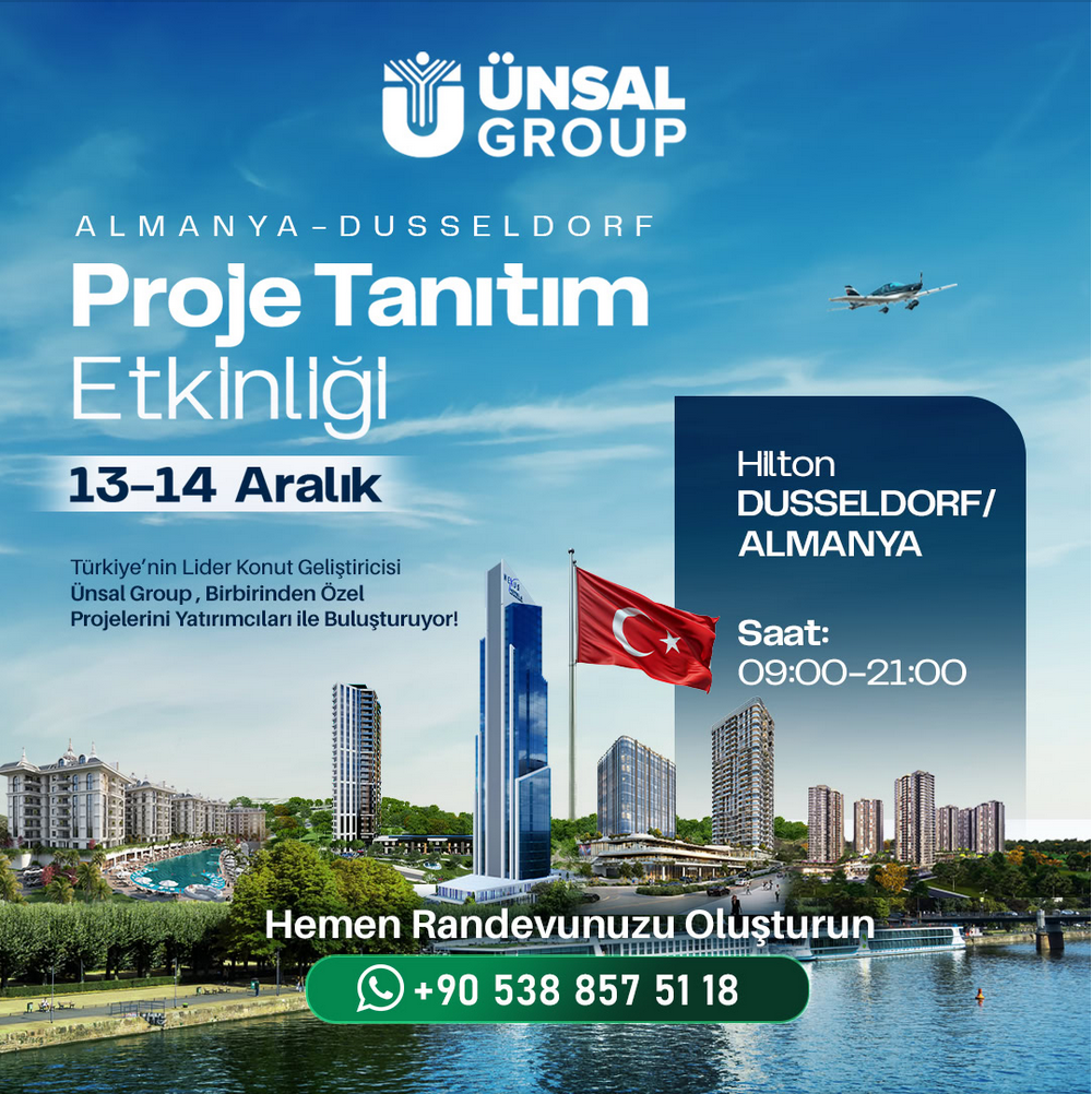 Ünsal Group Almanya’da Yatırımcılarla Buluşuyor