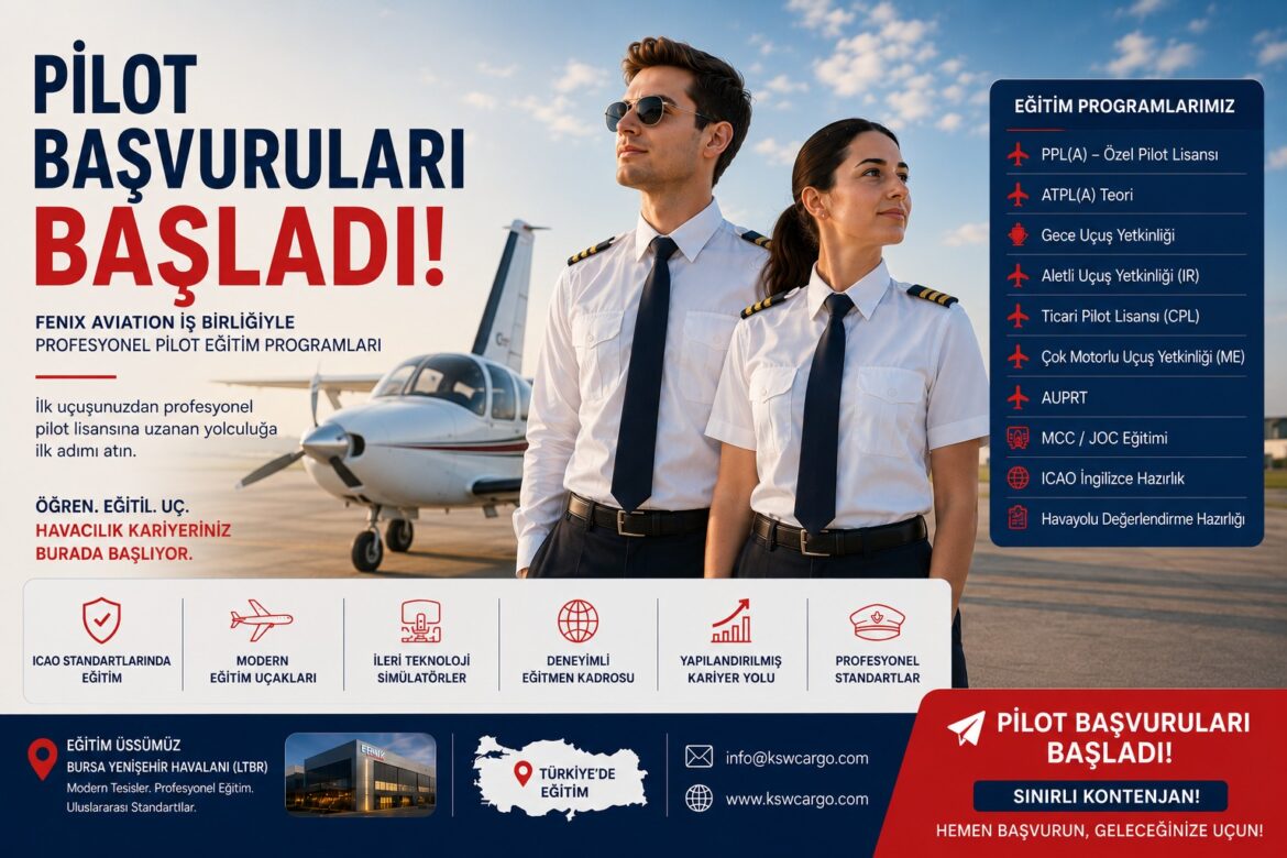 Pilot Eğitiminde Yeni Dönem: Başvurular Açıldı